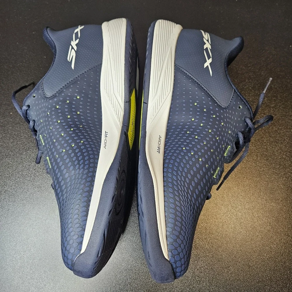 Skechers Mens Skx Slip In Sneakers Blue Size 12 Comfort Hands Free‎